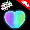 Blank LED Color Morphing Heart Mood Light